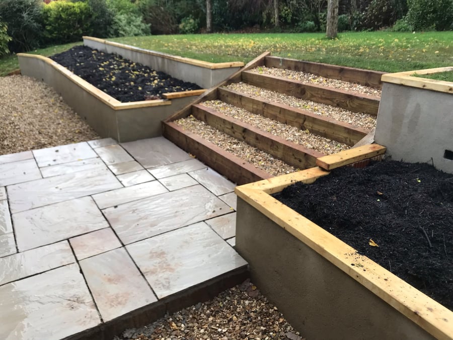 Garden & Patio Steps by PC Landscaping in South Devon: project photo 5