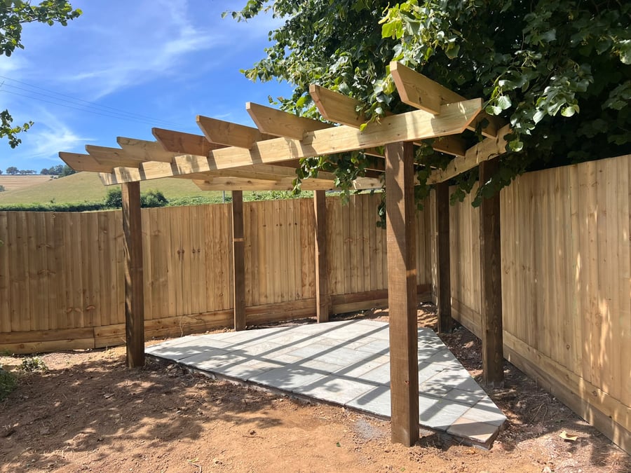 Pergolas by PC Landscaping in South Devon: project photo 1