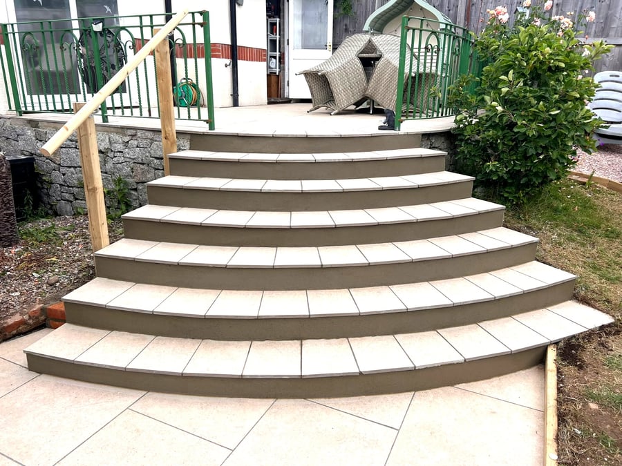 Garden & Patio Steps by PC Landscaping in South Devon: project photo 2